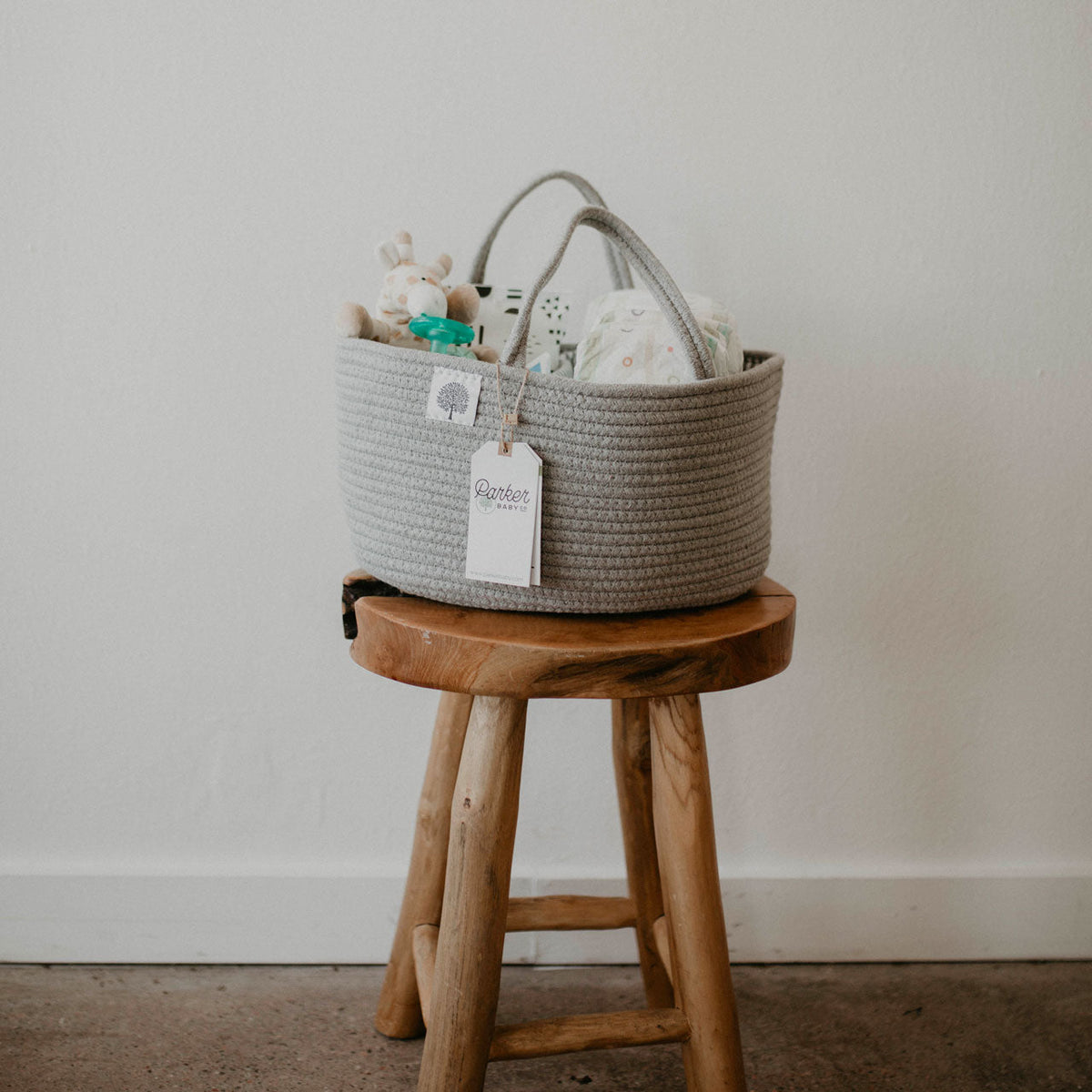 Rope Diaper Caddy by Parker Baby Co.