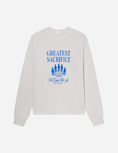 Greatest Sacrifice LS Unisex Tee by Elevated Faith