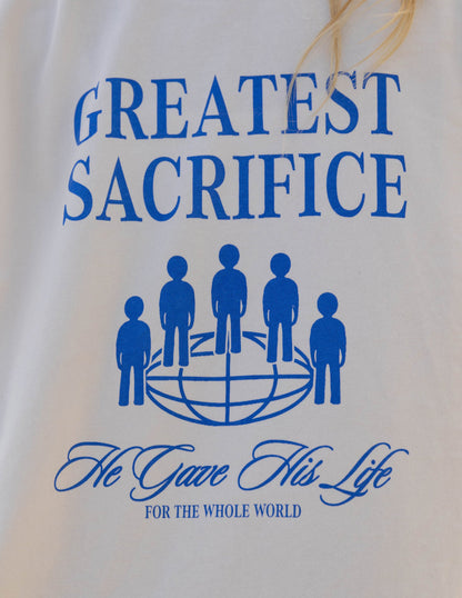 Greatest Sacrifice LS Unisex Tee by Elevated Faith