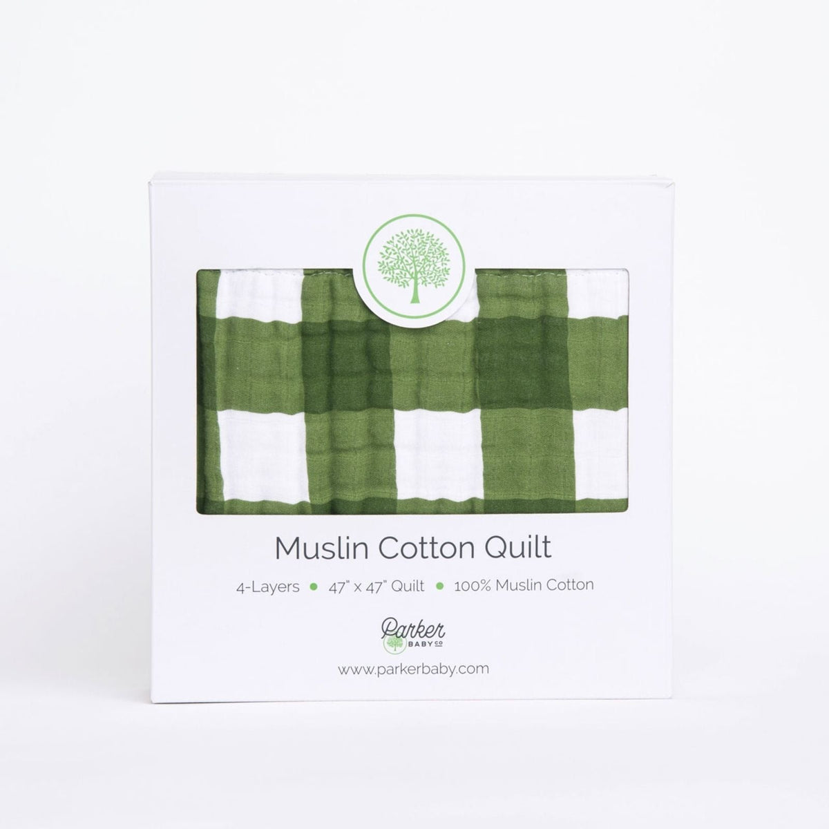 Green Buffalo Quilt by Parker Baby Co.
