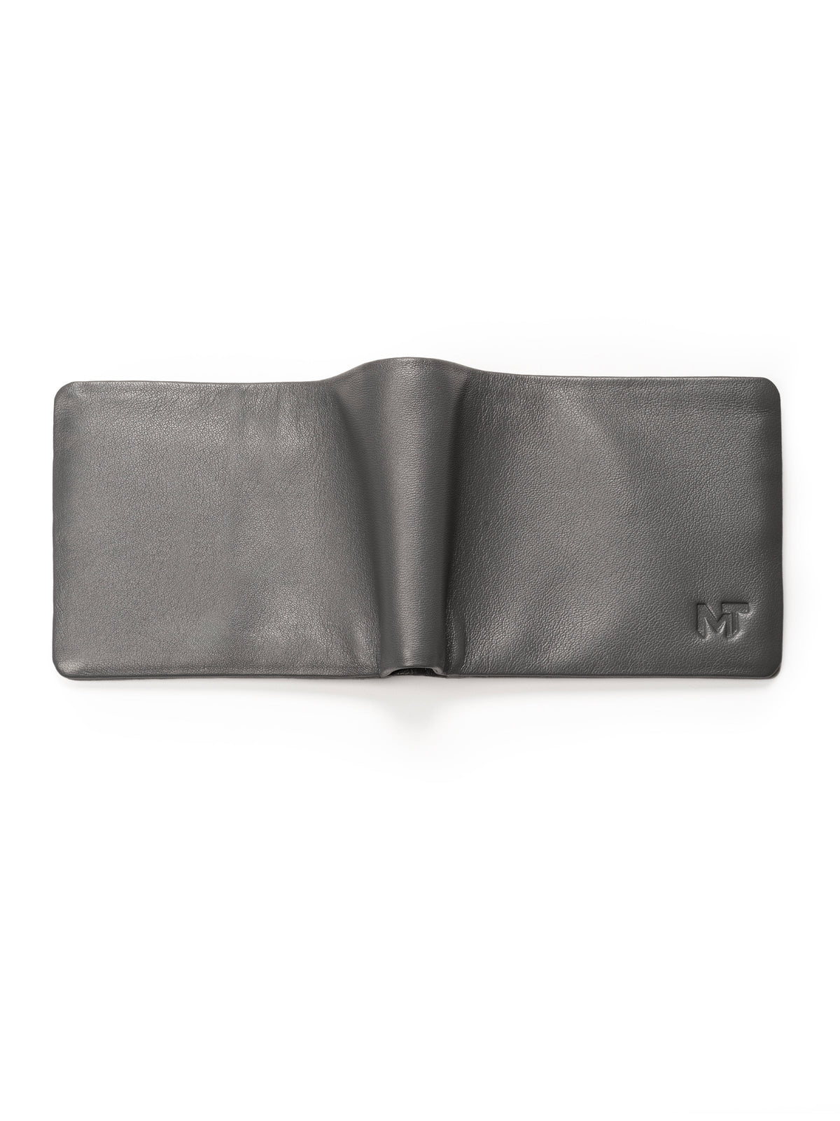 Gray Duke Bifold Wallet by Classy Leather Bags