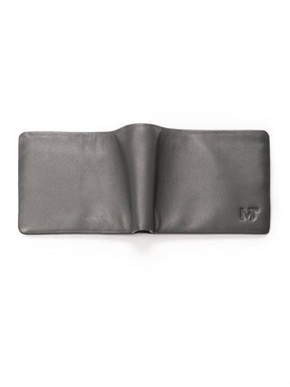 Gray Duke Bifold Wallet by Classy Leather Bags
