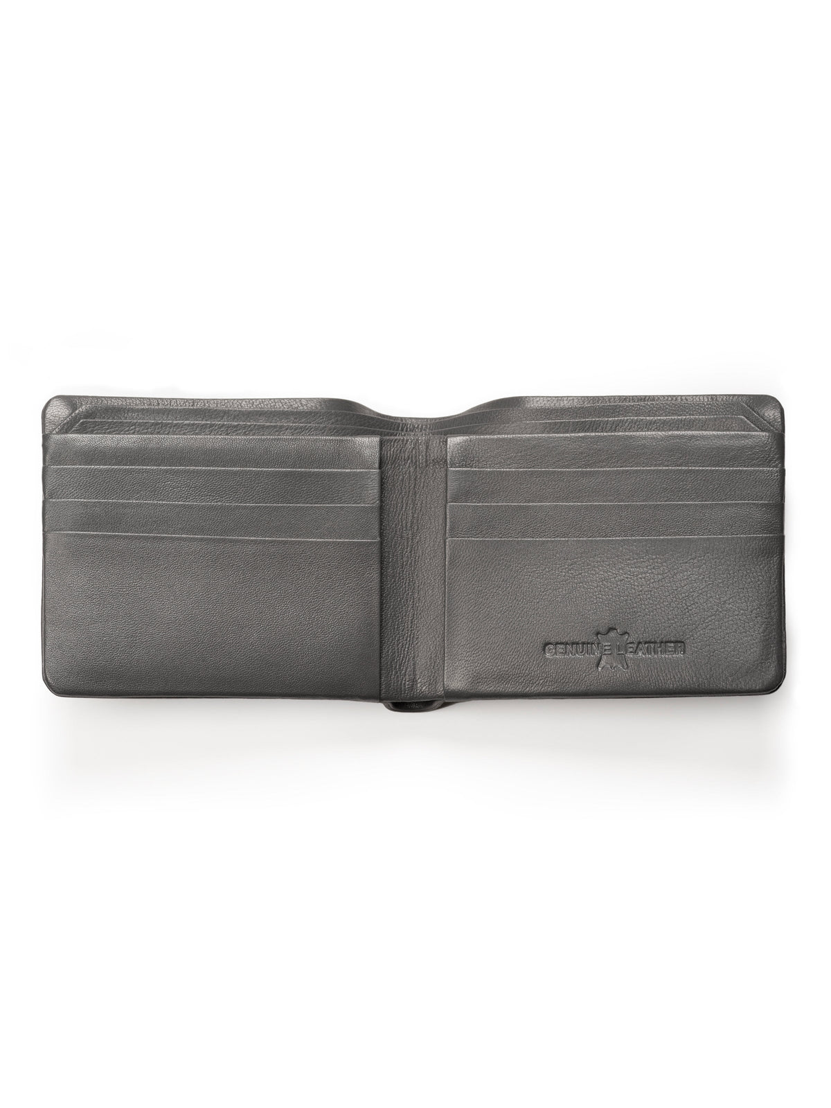 Gray Duke Bifold Wallet by Classy Leather Bags