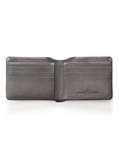Gray Duke Bifold Wallet by Classy Leather Bags