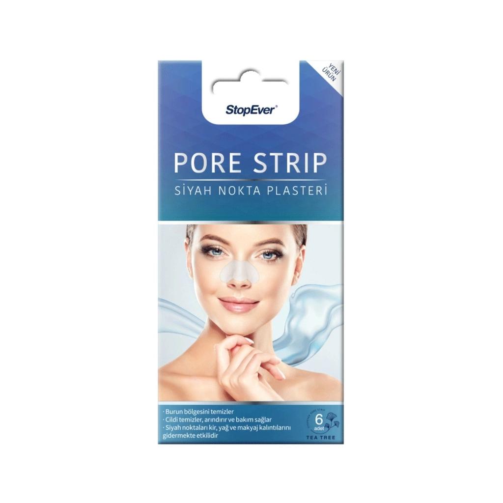 StopEver Pore Strips Deep Cleansing Nose Strips 6 Pack by Beauty Care Bag