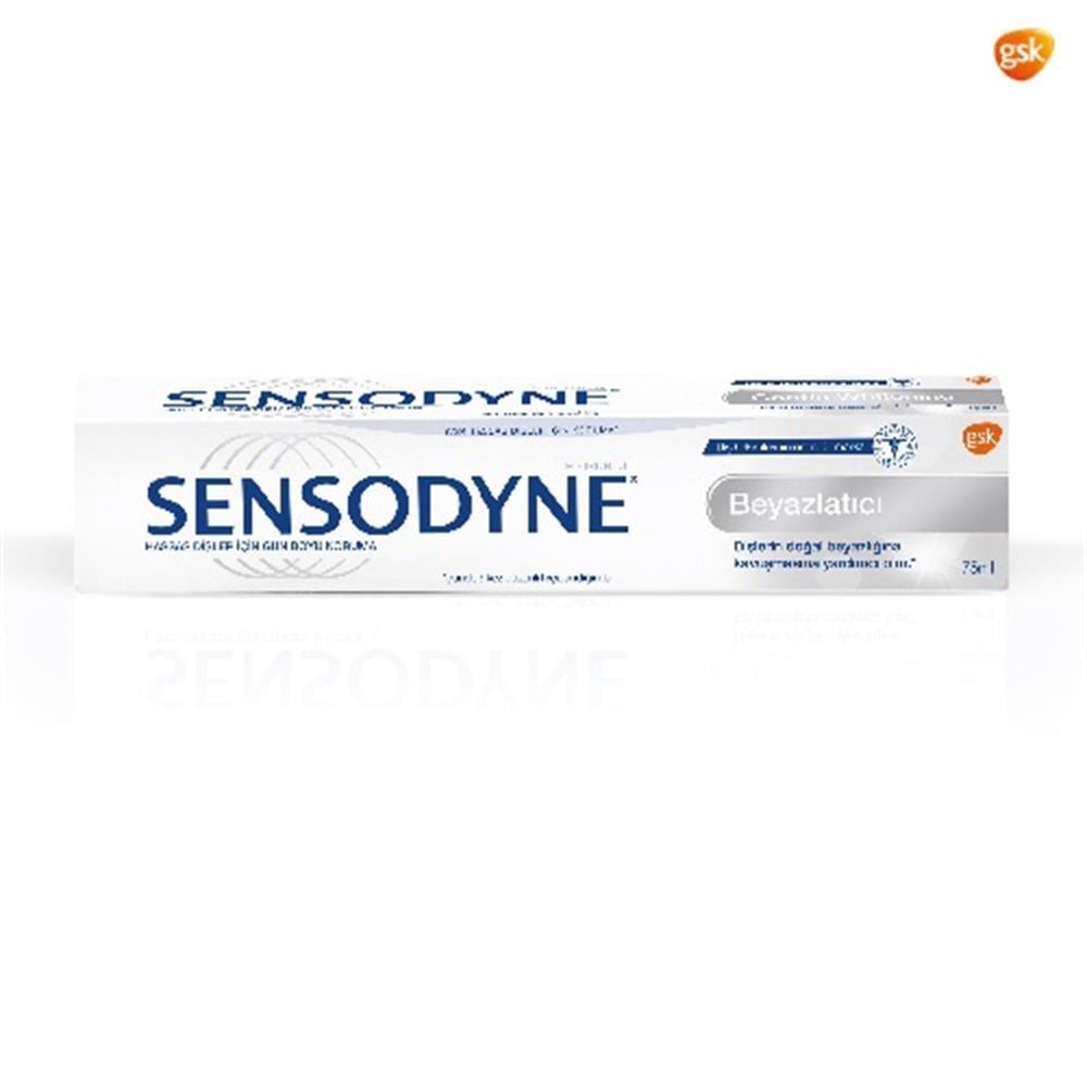 Sensodyne Sensitive Whitening Toothpaste for Adults - Relieves Sensitivity & Whitens Teeth, 2.54 fl oz by Beauty Care Bag