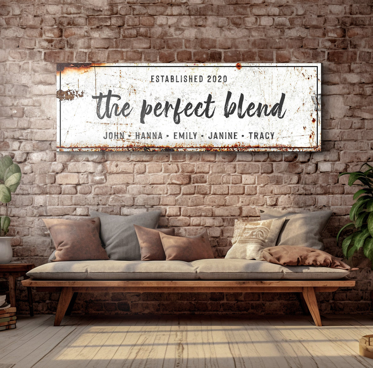The Perfect Blend Sign by Tailored Canvases