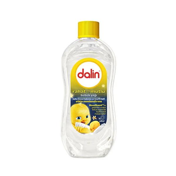 Dalin Vanilla Scent Baby Oil - Hypoallergenic, Paraben & Alcohol-Free for Gentle Baby Massage & Calming Moisturization - 10.14 fl oz by Beauty Care Bag