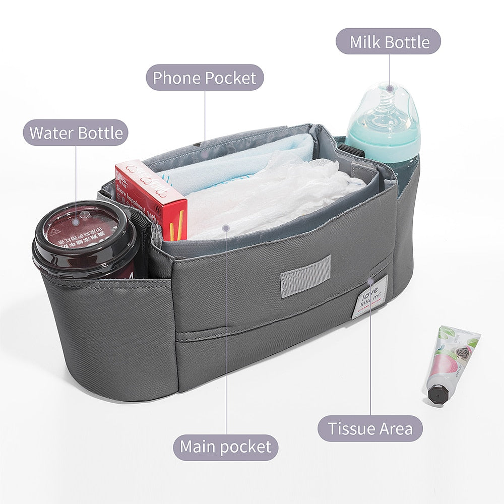 High Capacity Stroller Organizer by Maroon Chronos