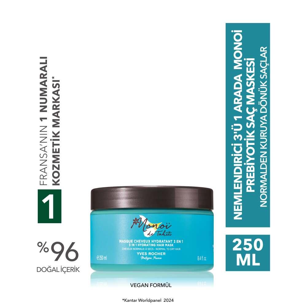 Monoi Moisturizing 3-in-1 Prebiotic Hair Mask 200ml by Beauty Care Bag