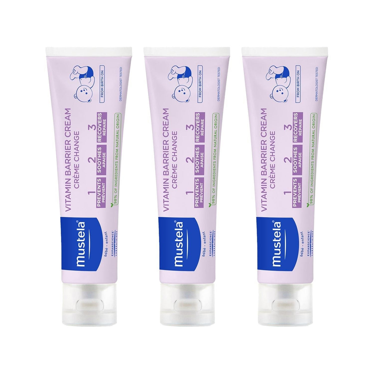 Mustela Vitamin Barrier 1-2-3 Diaper Cream 100 ml by Beauty Care Bag