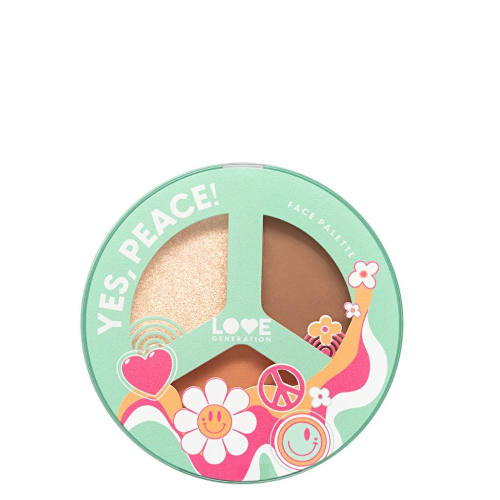 Love Generation Yes, Peace! 03 Pure Fantasy Face Palette by Beauty Care Bag