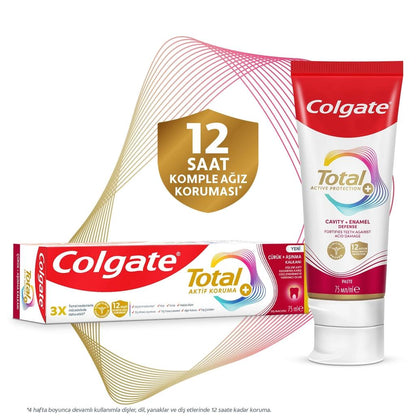 Colgate Total Cavity & Erosion Shield Toothpaste 75ml by Beauty Care Bag