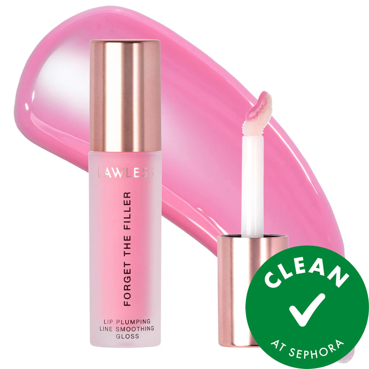 Forget The Filler Lip Plumper: Hydrating, Vegan Lip Gloss for Visibly Fuller, Smoother Lips - Clinically Proven MAXI-LIPª Formula by Beauty Care Bag
