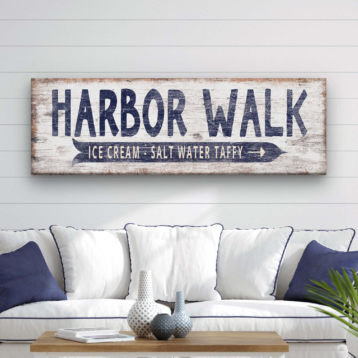 Personalized Nautical Beach Sign by Off The Square Designs