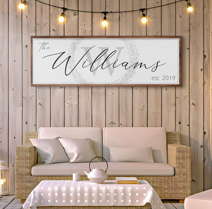 Family Sign by Tailored Canvases