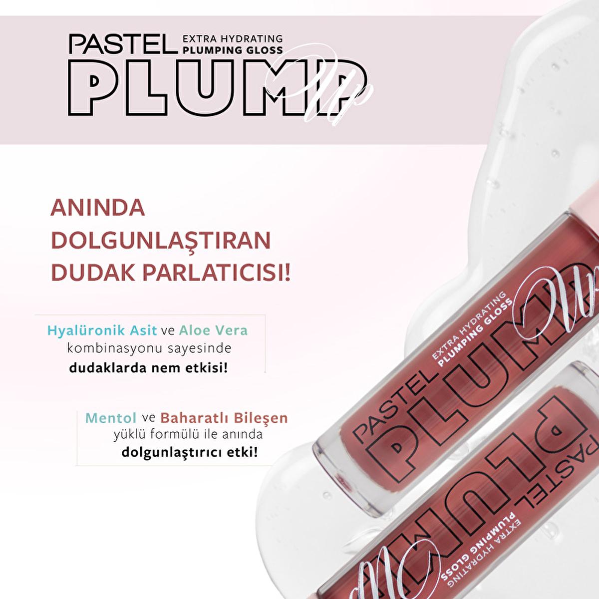Pastel Profashion Plump Up Extra Hydrating Plumping Gloss 212 - Hydrating Lip Gloss, Vegan Lip Care, Cruelty-Free Cosmetics by Beauty Care Bag