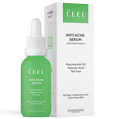 The Ceel acne-fighting serum with salicylic acid and tea tree oil