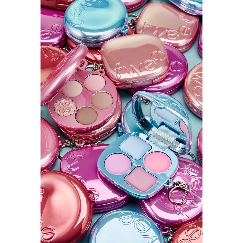 fwee Pocket Eyeshadow Palette EP02 Yogurt Peach 1.2g by Beauty Care Bag