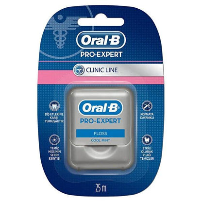 Oral-B Pro-Expert Clinic Dental Floss - Effective Plaque Removal, Gentle on Gums by Beauty Care Bag