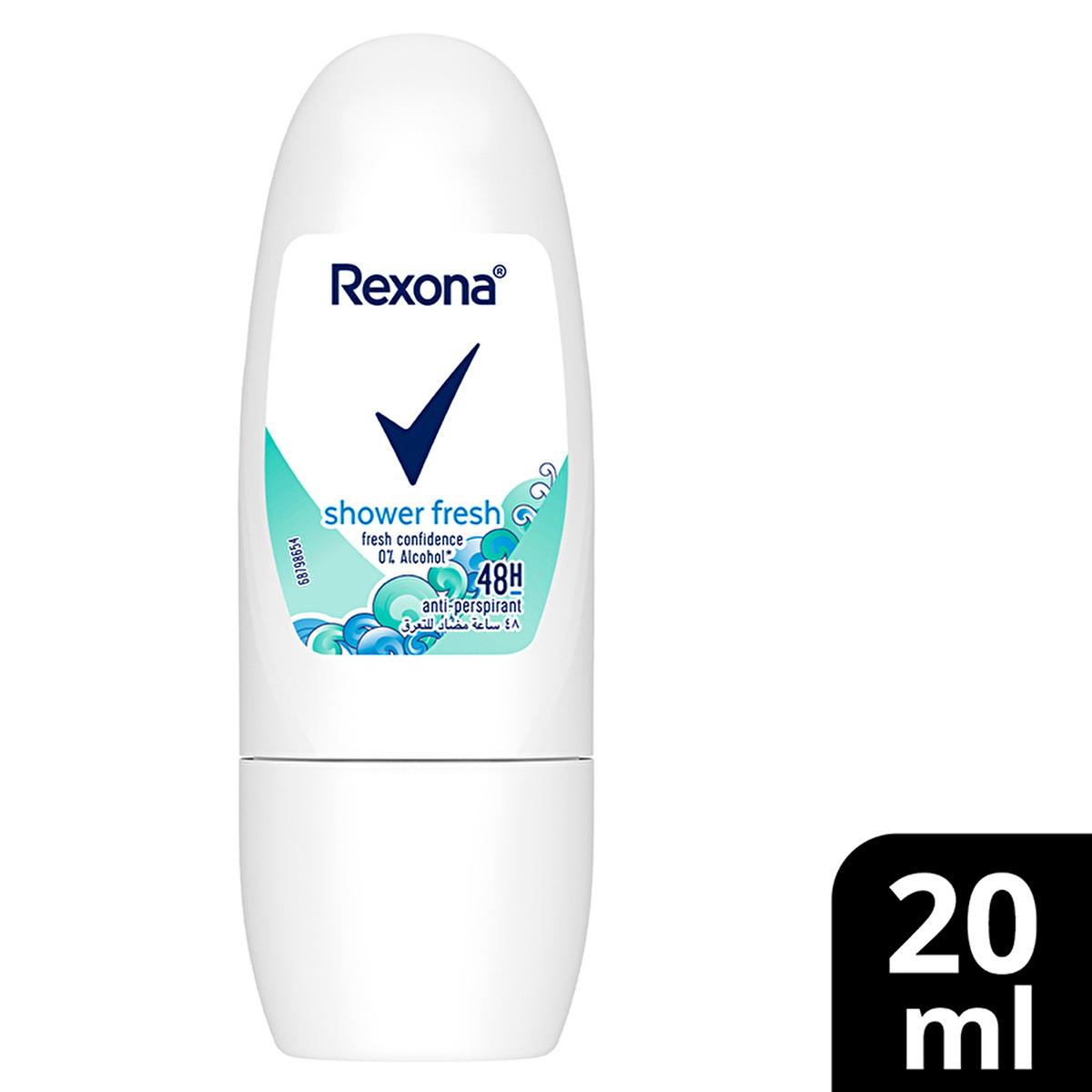 Rexona Shower Fresh Mini Roll-On Deodorant: 48-Hour Protection, Travel-Friendly, Long Lasting Antiperspirant by Beauty Care Bag