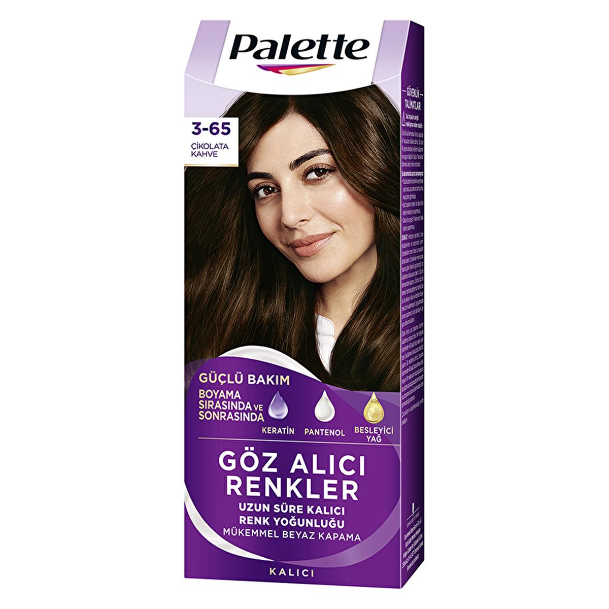 Palette Hair Dye - Intense Chocolate Brown Color with Keratin Care by Beauty Care Bag
