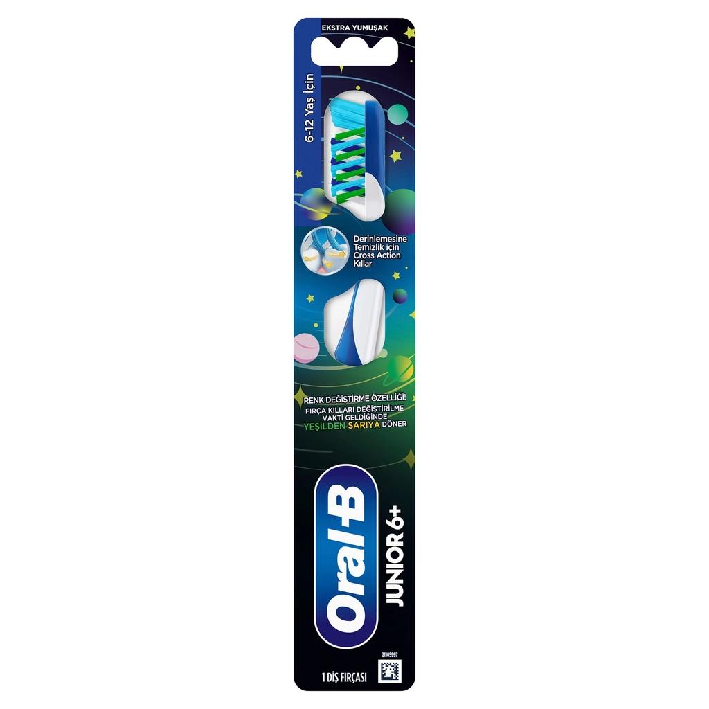 Oral-B Junior Extra Soft Toothbrush for Ages 6-12 by Beauty Care Bag