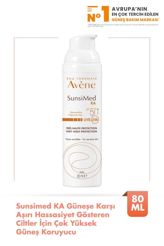 Avene Sunsimed KA SPF 50+ high protection sunscreen, 2.71 fl oz