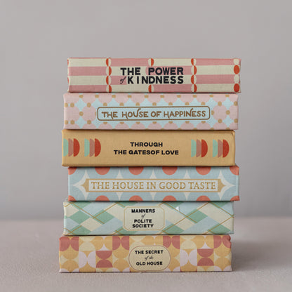 Mid-Century Retro Storage Book Boxes by Rust & Cinder