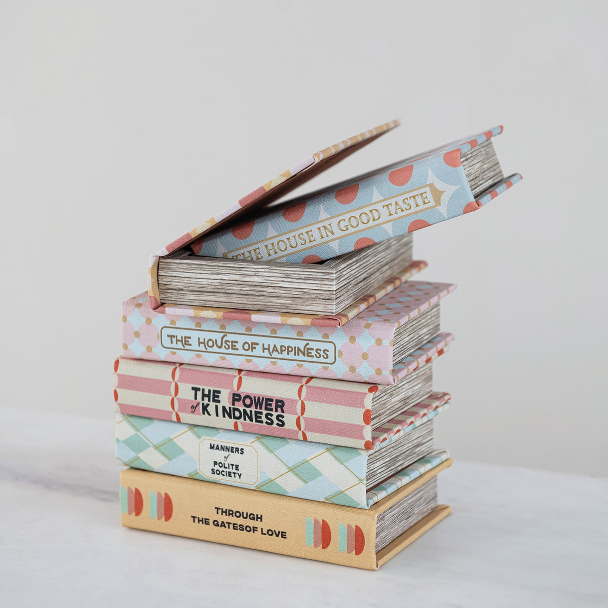 Mid-Century Retro Storage Book Boxes by Rust & Cinder