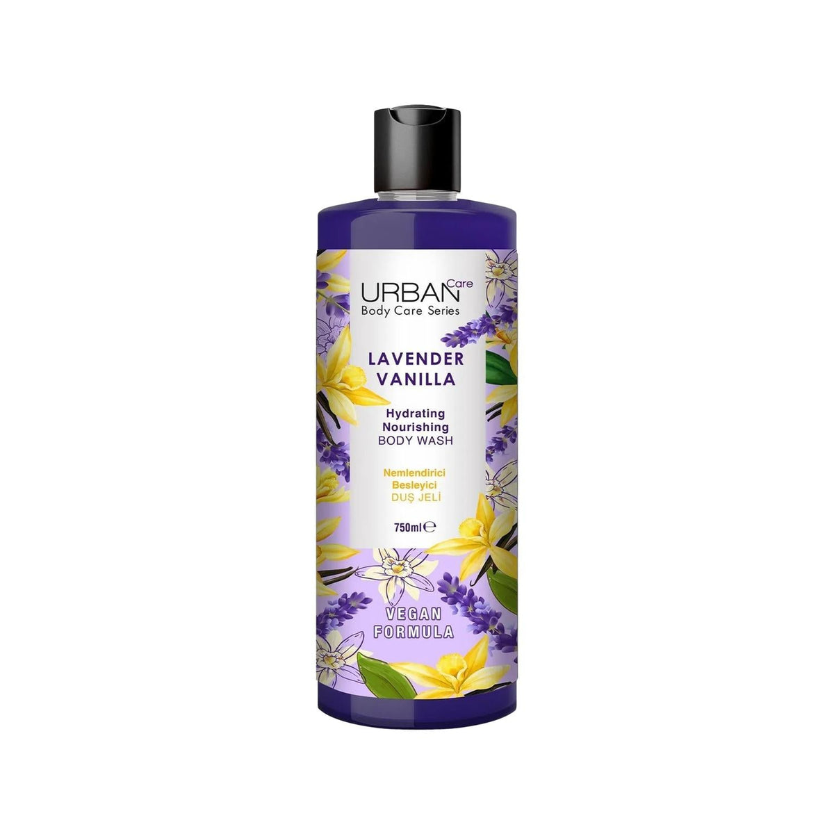 URBAN Care Body Series Lavender Vanilla Shower Gel - Gentle & Moisturizing 25.36 fl oz by Beauty Care Bag