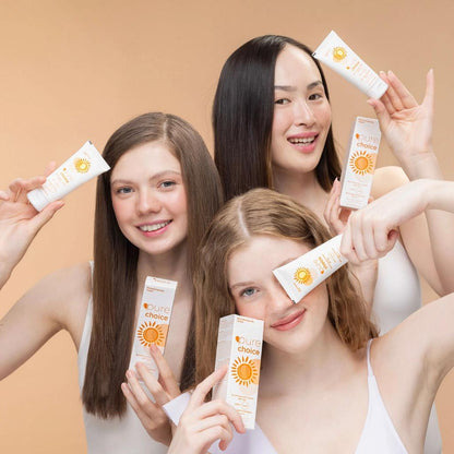 Pure Choice SPF 50+ Sunscreen Cream for Daily Protection 50ml by Beauty Care Bag