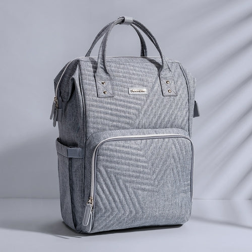 Quilted Diaper Baby Backpack by Maroon Chronos