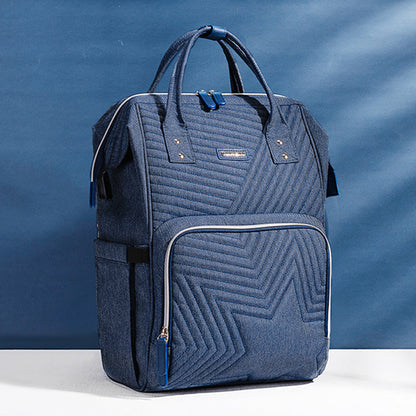 Quilted Diaper Baby Backpack by Maroon Chronos