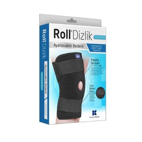 Roll Patella Knee Support Brace - Adjustable Kneecap Support for Injury Recovery & Pain Relief by Beauty Care Bag