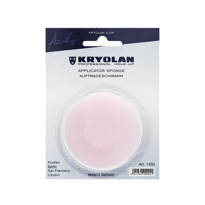 Kryolan Round Make-Up Sponge for Smooth Application by Beauty Care Bag