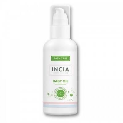 Incia Natural Baby Oil - 3.72 fl oz, Hypoallergenic & Chemical-Free for Sensitive Skin by Beauty Care Bag