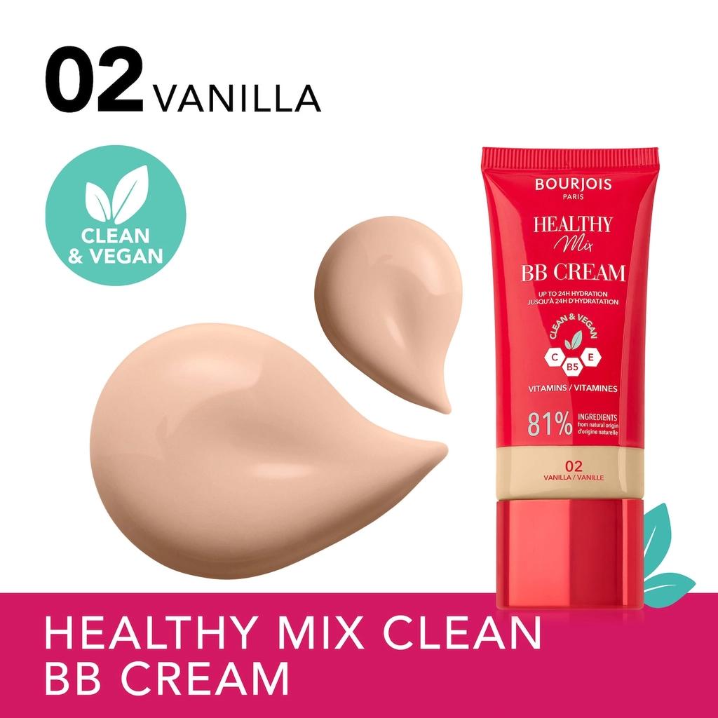 Bourjois Healthy Mix Clean BB Cream 02 Vanilla 30ml by Beauty Care Bag
