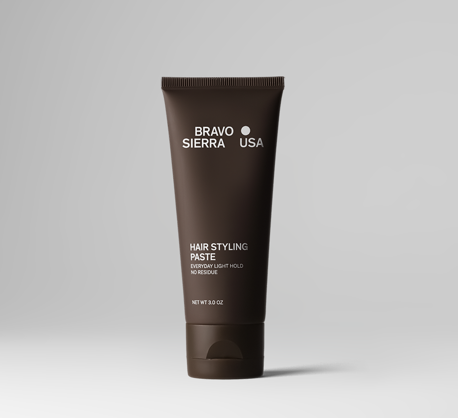 Hair styling paste for flexible light to medium hold and frizz control