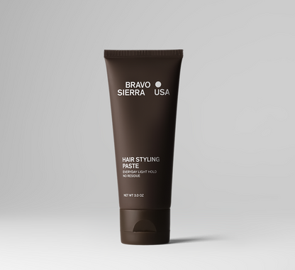 Hair styling paste for flexible light to medium hold and frizz control