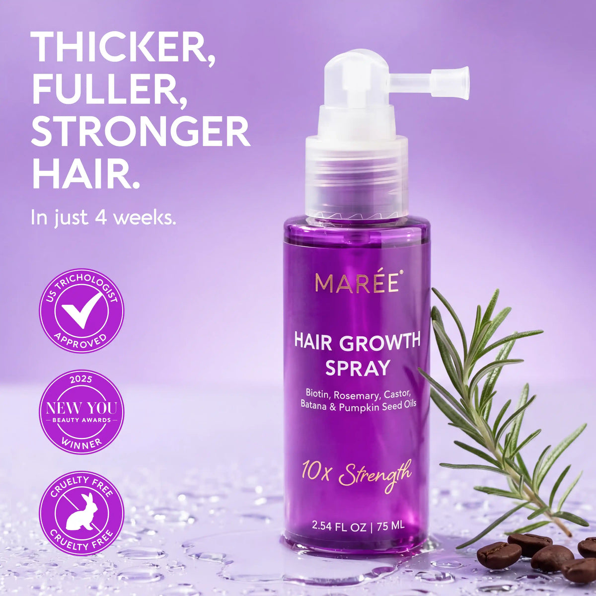 Maree 4-in-1 scalp hair spray