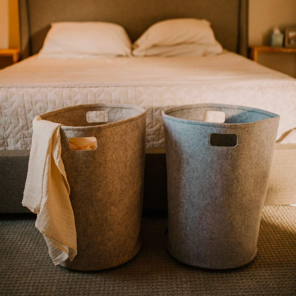 Felt Laundry Hamper by Parker Baby Co.