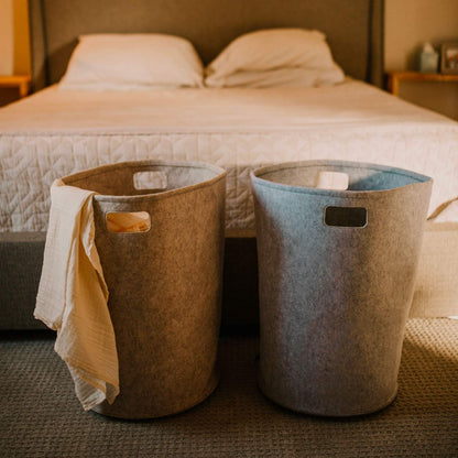 Felt Laundry Hamper by Parker Baby Co.