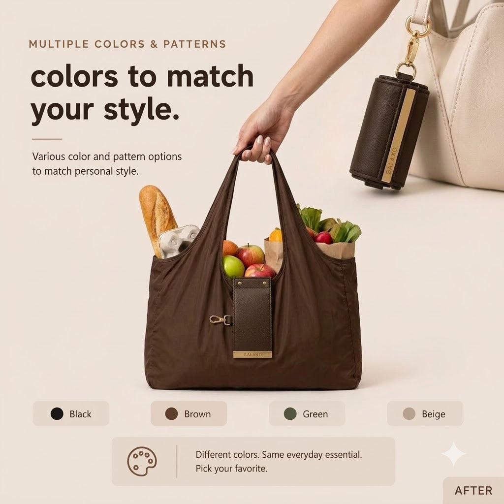 Galaxo Keychain Tote — Folds Small, Carries Big by Galaxo Store