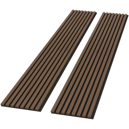 Hausvita Acoustic Solid Wood Slat Wall Panels ( 2 Panels Per Box ) by HAUSVITA