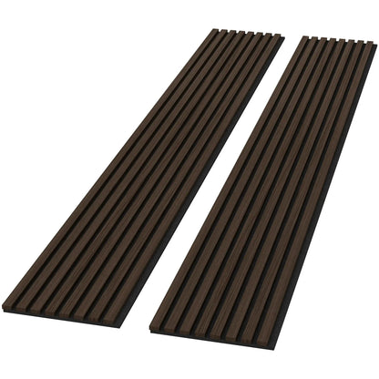 Hausvita Acoustic Solid Wood Slat Wall Panels ( 2 Panels Per Box ) by HAUSVITA