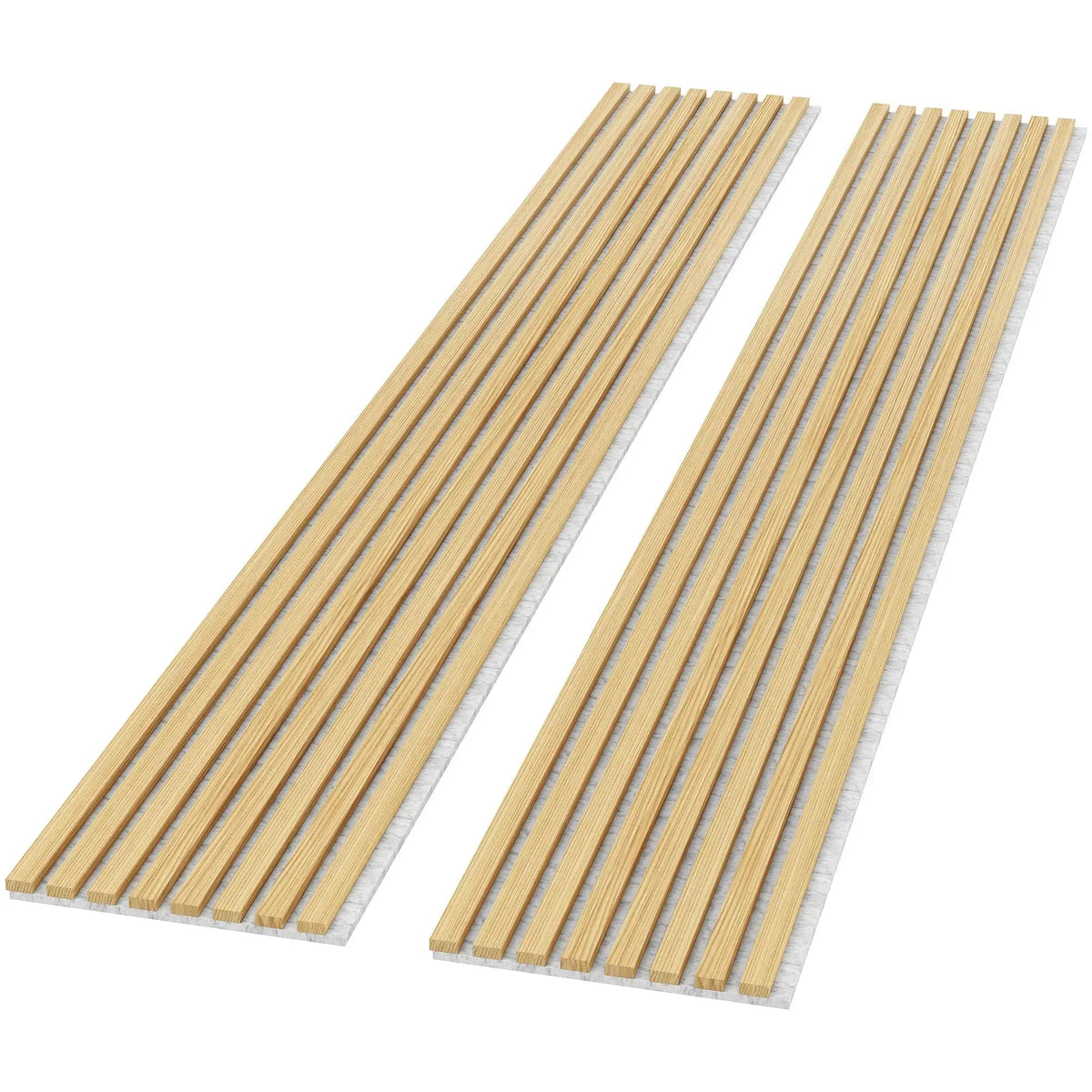Hausvita Acoustic Solid Wood Slat Wall Panels ( 2 Panels Per Box ) by HAUSVITA