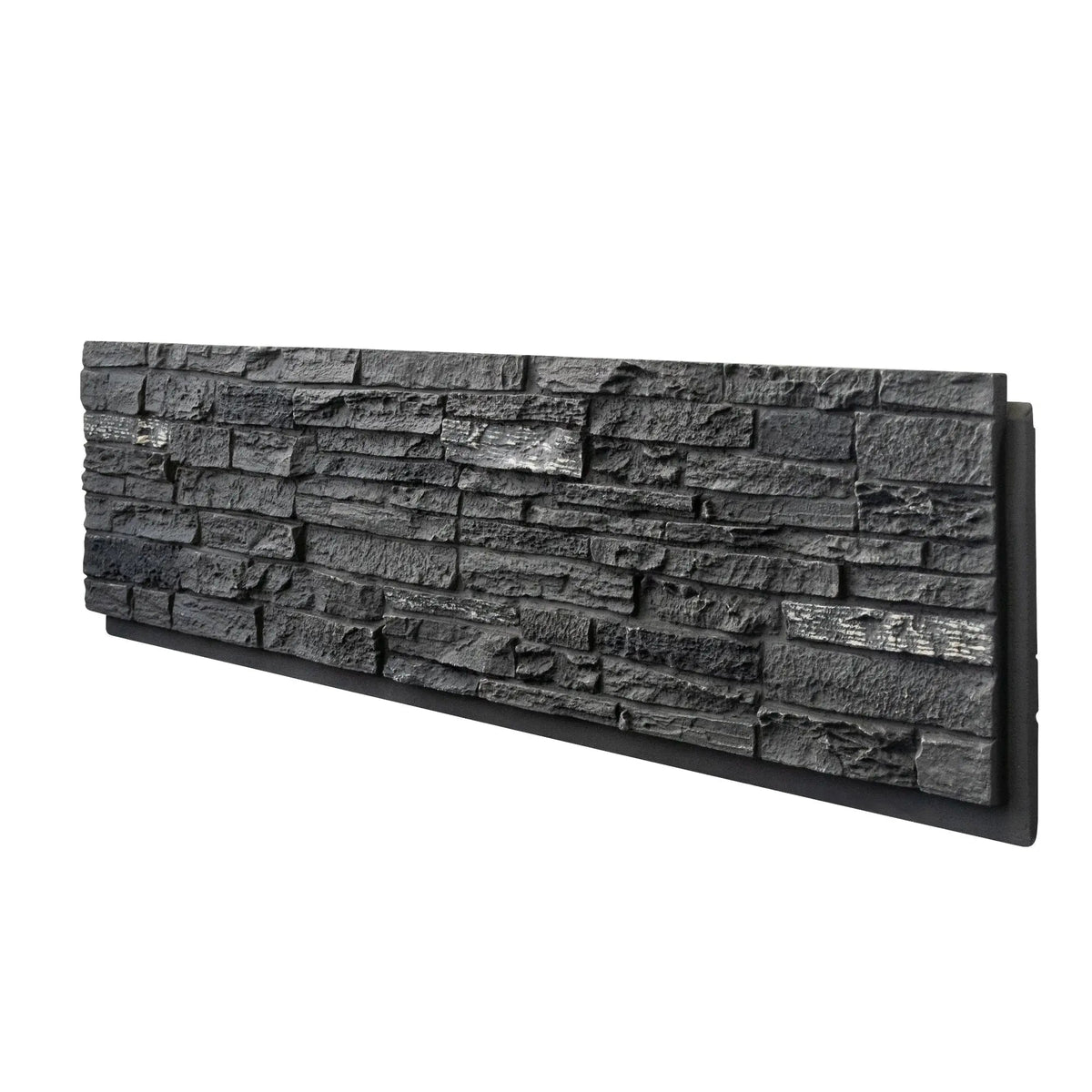 Hausvita Faux Stone Wall Siding Panel, PU Stone Veneer Exterior, 46.46" x 13" by HAUSVITA