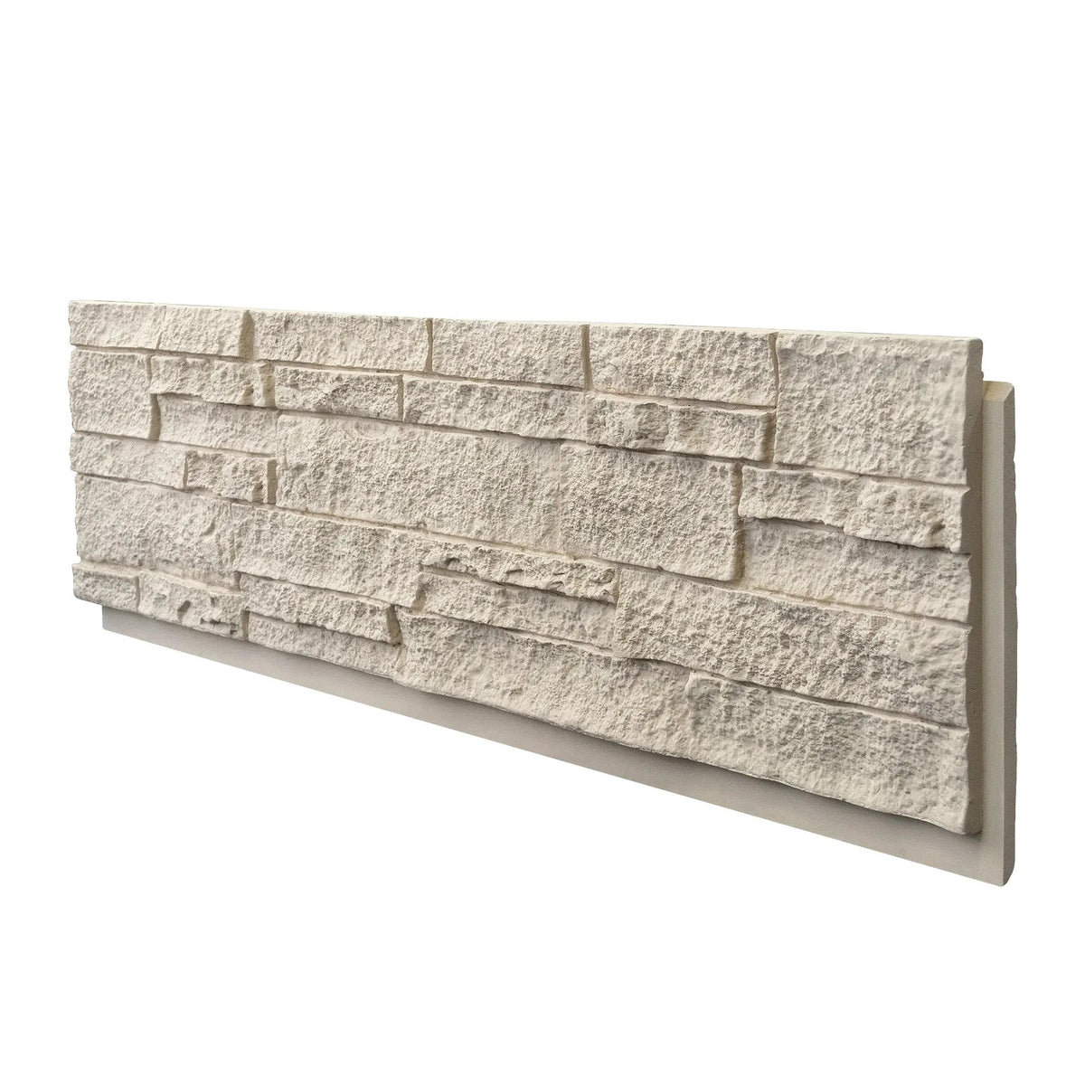 Hausvita Faux Stone Wall Siding Panel, PU Stone Veneer Exterior, 46.46" x 13" by HAUSVITA