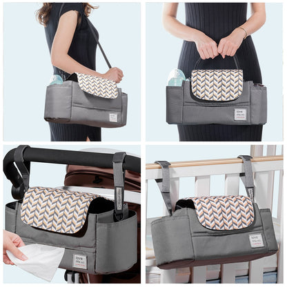 High Capacity Stroller Organizer by Maroon Chronos